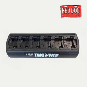 6-Bank Two-Way Rapid Charger with 6 Interchangeable Pods | Sonim XP3 6-Shot Slim Charger