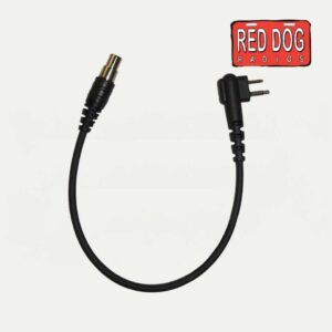 9-Inch Short Straight Headset Cable | K1K-Cord Professional Series for Kenwood