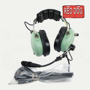 David Clark H3432 (40524G-02) Over-the-Head Headset with 6-Foot Coil Cord and Mic On/Off Switch