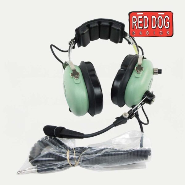 David Clark H3432 (40524G-02) Over-the-Head Headset with 6-Foot Coil Cord and Mic On/Off Switch