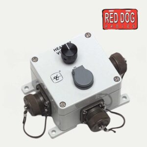 David Clark U3802 Single Headset Intercom Station ? Dual Output, Series 3800