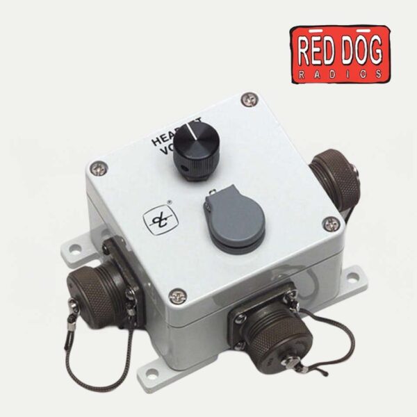 David Clark U3802 Single Headset Intercom Station ? Dual Output, Series 3800