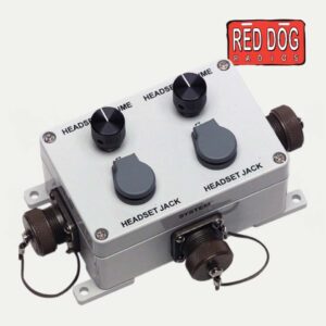 David Clark U3806 Dual Headset Intercom Station ? Expandable Series 3800 System