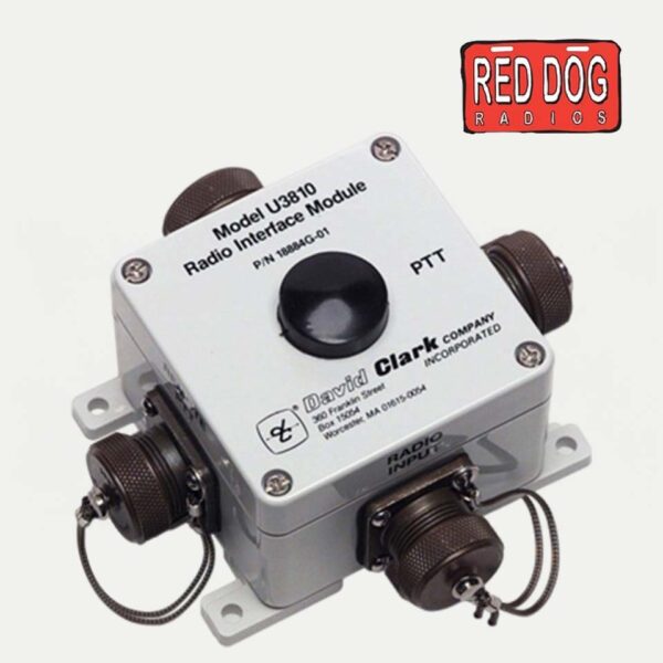 David Clark U3810 Radio Interface Module/PTT ? Radio Integration for Series 3800