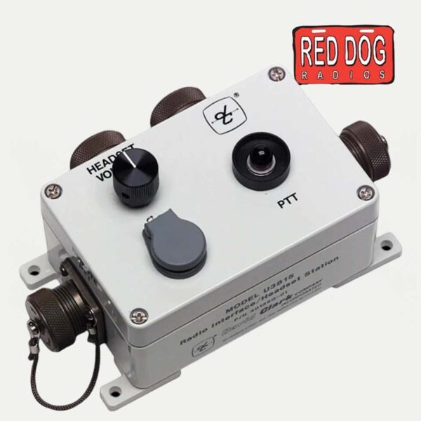 David Clark U3815A Radio Interface/Headset Station ? Accepts C3023 Belt Station for Enhanced Communication