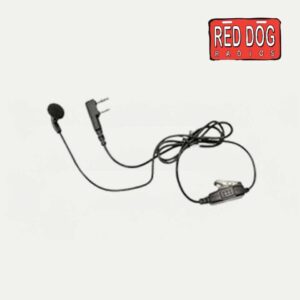Kenwood KHS-26 Clip Mic with Earbud and In-Line PTT