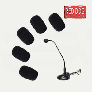Kenwood KHS-7 Foam Mic Windscreen - 5 Pcs per Pack, Soft & Elastic, Fits Standard Handheld Mics