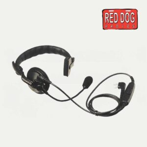 Kenwood KHS-7 Single Muff Headset with Boom Microphone (Black)