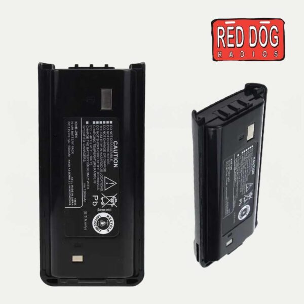 Kenwood KNB-29N 1500 mAh NiMH Battery for TK-Series Radios (14 Hours Life)