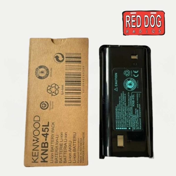 Kenwood KNB-45L 2000 mAh Li-Ion Battery (17 Hours Life) for TK and NX Series Radios