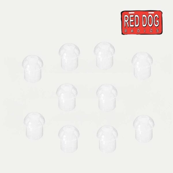 Kenwood, Replacement Eartips (10-Pack) for KHS-8BL/KHS-9BL Microphones - Black