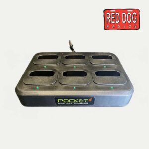 Pocket6 Pocket Plus Gen III 6-Unit Rapid Charger for 2-Way Radios