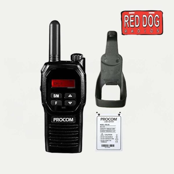 ProComm PRO300 6-Unit Charger | PR-300 Radio with Charger | 2W Analog UHF Communication