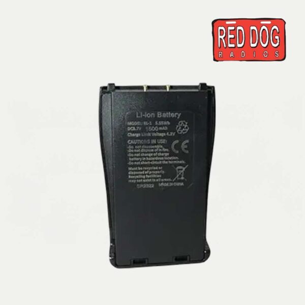 Replacement Battery 1500 mAh Li-Ion for Pocket+ Two-Way Radio