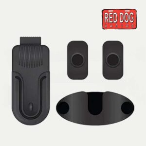 Rugged Swivel Clip with Adhesive Back | Pocket+ Swivel Clip for 3rd Generation Pocket Plus 2-Way Radio