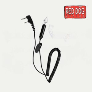 Star-K3 Audio Tube with QD, In-line PTT & Mic for Kenwood 2-Pin Radios
