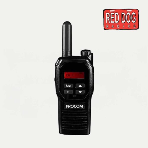 PRO300GB Procom 2 Watt Analog Radio with Battery, Holster & Charger