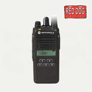 UHF 4W/2W 16-Channel Programmable Radio | Voice Channel Enunciation, Narrowband Compliant | Includes Accessories