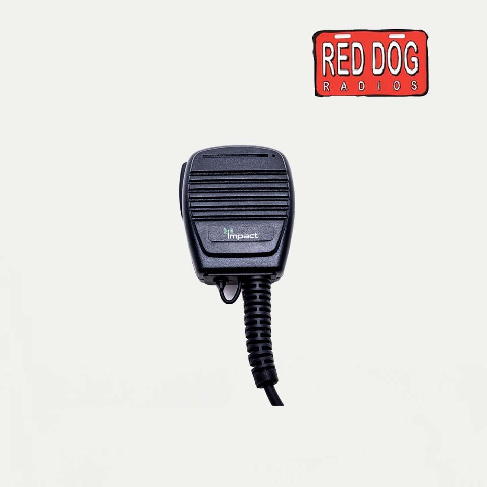 Impact Gold Series Medium Duty Two-Way Radio Remote Speaker Mic with 3.5mm Accessory Jack