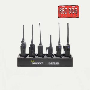 Impact 6 Bank Universal Rapid Two-Way Radio Battery Charger With USB
