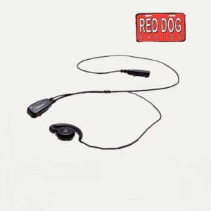 Impact Silver Series 1-Wire Surveillance Kit with Micro In-Line Push-To-Talk (PTT) and OEM Style Swivel Ear Hook