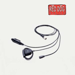 Impact Platinum Series 3-Wire Surveillance Kit with Silent Barrel Push-to-Talk (PTT) and Adjustable D-Shaped Ear Hanger