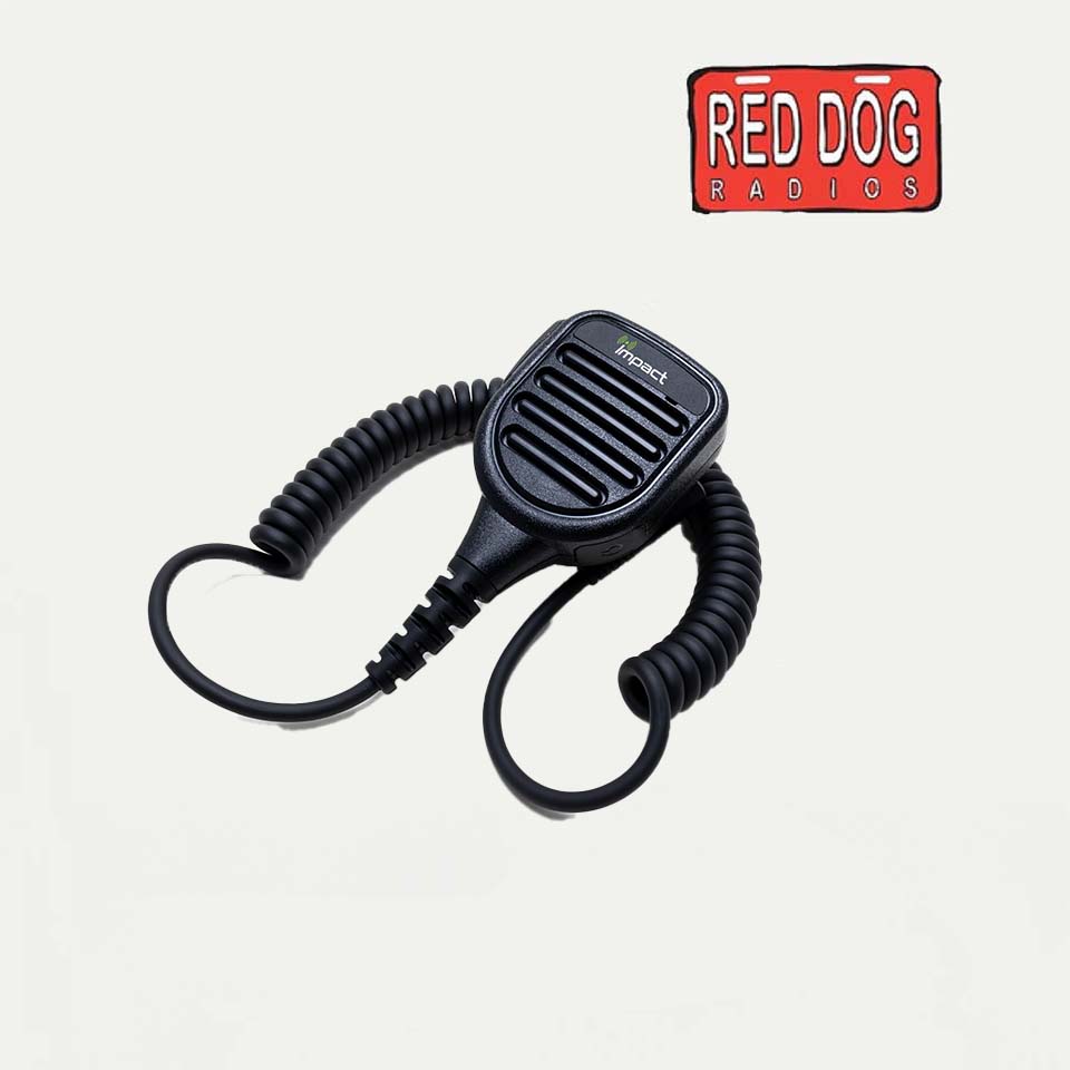 Impact Platinum Series Heavy Duty Waterproof (IP67 Rated) 2-Way Radio Speaker Mic with 3.5mm jack